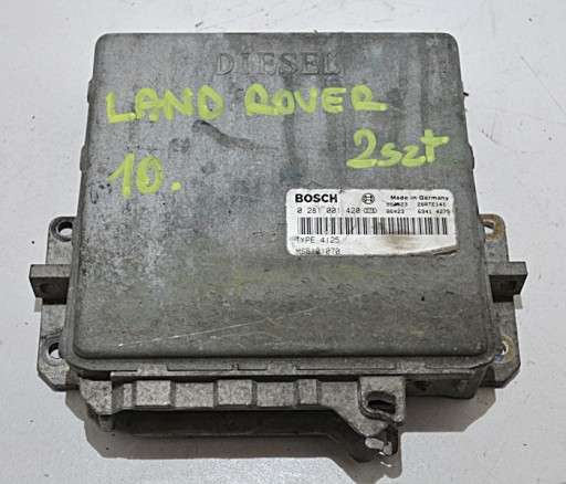 0281001420 MSB101070 - КОМПЬЮТЕР LAND ROVER 0281001420 MSB101070