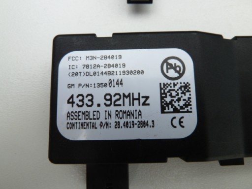 module ODBIORNIK aerial PILOTA OPEL ASTRA J IV 4