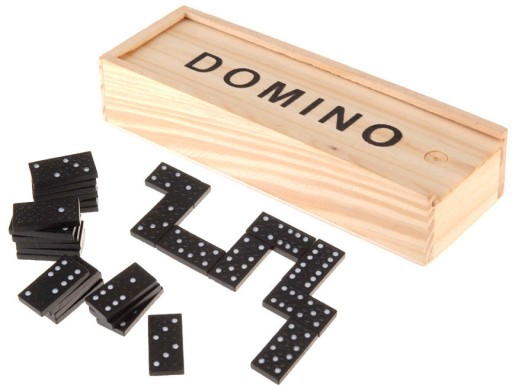 Domino Drewniane Gra W Pudelku Etui 28 Elementow 4 30 Zl 6594974092 Allegro Pl