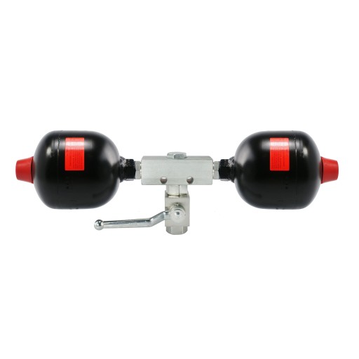 A1.35.64.100 - ГИДРОАККУМУЛЯТОР 2X1L + ШАРОВОЙ КЛАПАН HYDROLIDER