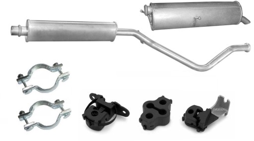 19.220 19.221 - CITROEN C4 2.0 (2004-2007) Глушники вихлопної системи