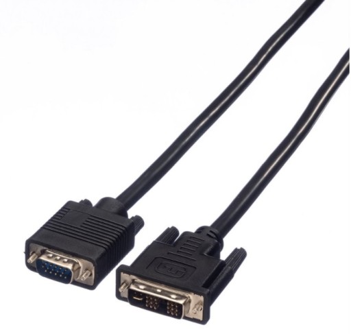 Kabel Do Monitora Dvi M Vga M 5m Sklep Komputerowy Allegro Pl