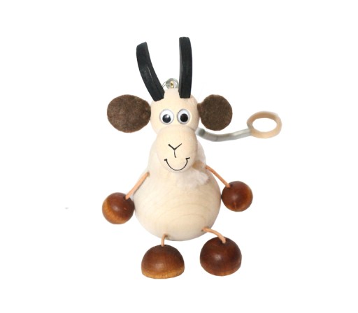 Drewniana Zabawka Kozioł Na Sprężynie Figurka Eko Drewniana Zabawka Kozioł Na Sprężynie Figurka Eko