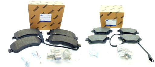 1824346 1852717 - FORD TRANSIT 2006-КОЛОДКИ СПЕРЕДУ І ЗЗАДУ ОРИГІНАЛ