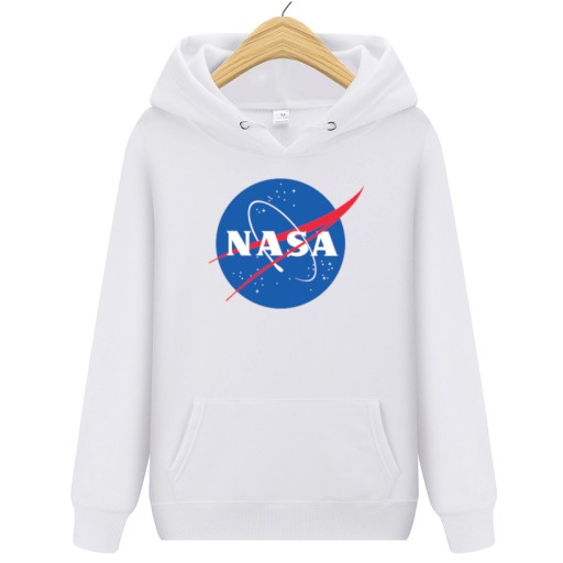 Bluza NASA z kapturem damska WYS PL roz. S 7623697629 bluza z kapturem biała nasa