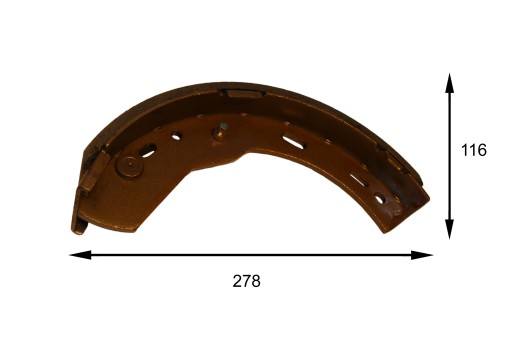 00112861 - ГАЛЬМІВНА КОЛОДКА ВИЛОЧНИЙ НАВАНТАЖУВАЧ TOYOTA 5 6 35