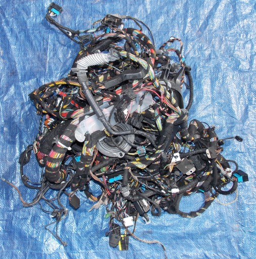 BMW X3 E83 3.0 D Джгут проводів установка автомат NAVI PDC