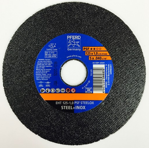 Pferd диск для різання сталі 125x1. 0 INOX (25 шт.)
