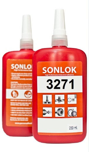 SONLOK 3271 250ML КЛЕЙ ДЛЯ РЕЗЬБЫ СИЛЬНЫЙ КРАСНЫЙ