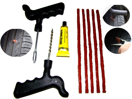 РЕМОНТНИЙ КОМПЛЕКТ ДЛЯ РЕМОНТУ ПРОКОЛОТОЇ ШИНИ