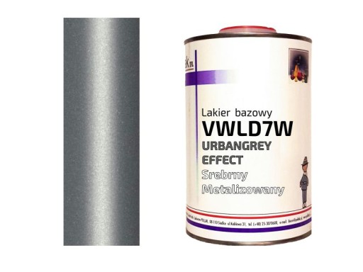 Базове покриття Urbangrey Silver METALLIC VW LD7W 4L