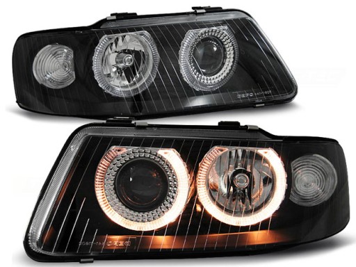 Audi A3 8l 00 03 Lampy Reflektory Black Ringi H7 Ilawa Allegro Pl