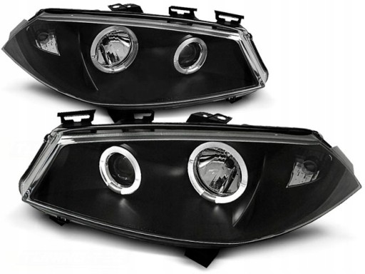 Lampy Renault Megane 2 Ii 02 05r Angel Eyes Ringi Knurow Gliwice Allegro Pl