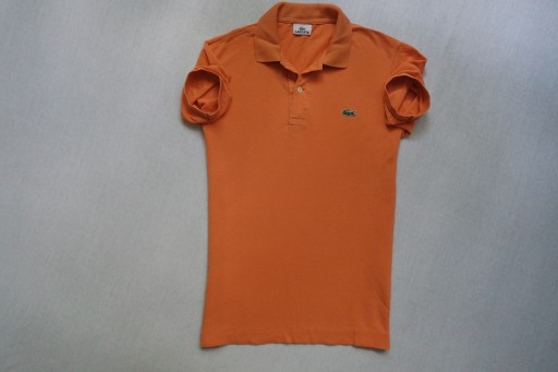 LACOSTE koszulka polo pomarańczowa logowana___XS/S 10508562807 Odzież Męska Koszulki polo DT ELQQDT-3