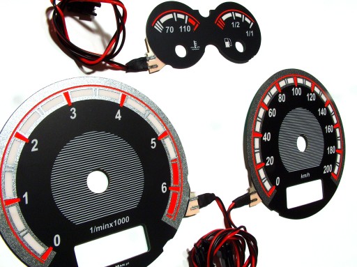 VW POLO 1998-99 Циферблаты счетчика INDIGLO, рисунок 1