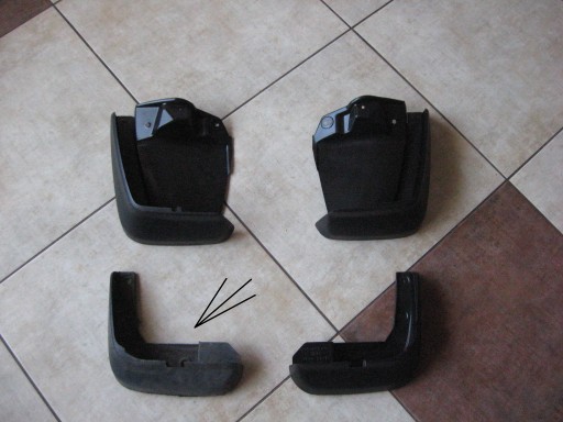 КОМПЛЕКТ ЗАСЛОНОК - HONDA CIVIC IX - 2012 - СЕДАН