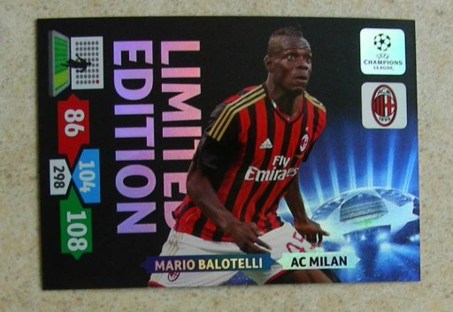 Zdjęcie oferty: Karta Limited Champions League 2013/14 - BALOTELLI