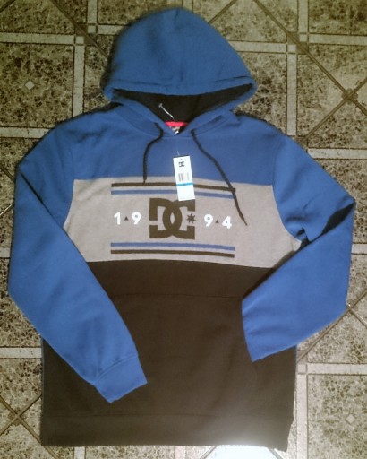 Zdjęcie oferty: DC Shoes Hoodie Cobalt Blue z USA M