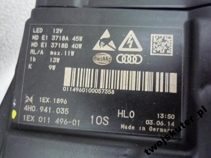 LAMPS AUDI A8 4H FACELIFT FULL LED MATRIX 4H0941035 36 photo 4 - milautoparts-fr.ukrlive.com