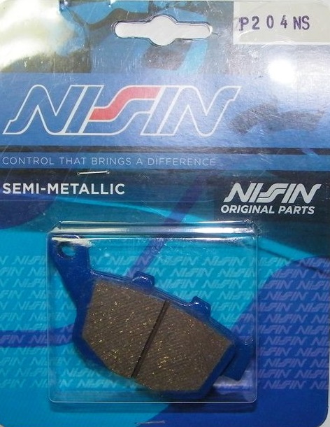 SABOTS DE FREIN NISSIN HONDA XL 600 TRANSALP 91-99 ARRIÈRE photo 1 - milautoparts-fr.ukrlive.com