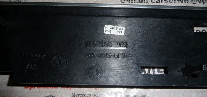 VW TOUAREG 7L FACING, PANEL MOULDINGS DECORATIVE PANELS 3SZT photo 7 - milautoparts-fr.ukrlive.com