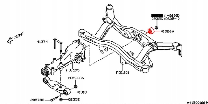 SUBARU LEGACY OUTBACK BLOCAGE SILENCIEUX SANEK FIXATION DE PONT photo 2 - milautoparts-fr.ukrlive.com