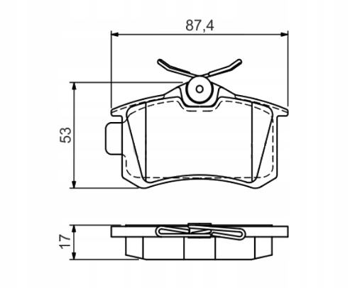 PADS BRAKE REAR AUDI A1 A2 A3 A4 B5 B6 B7 TT photo 2 - milautoparts-fr.ukrlive.com