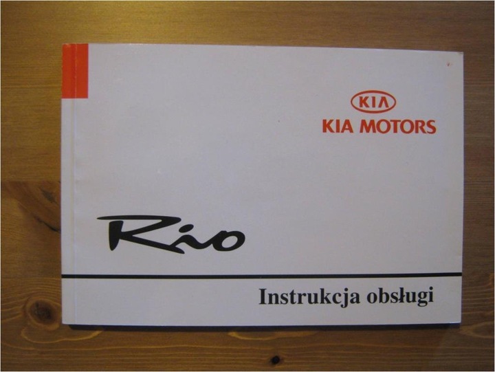 MANUAL SERVICE KIA RIO I - ORIGINAL photo 1 - milautoparts-fr.ukrlive.com