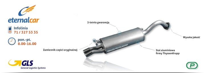 SILENCER END VW PASSAT 1.8I SEDAN UNIVERSAL 96-00 photo 4 - milautoparts-fr.ukrlive.com