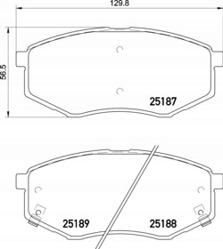 SABOTS DE FREIN DISQUES TEXTAR AVANT HYUNDAI IX20 2010- photo 2 - milautoparts-fr.ukrlive.com