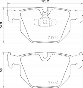 SABOTS DE FREIN TEXTAR ARRIÈRE BMW 3 E90 E91 X1 E84 photo 2 - milautoparts-fr.ukrlive.com