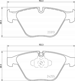 PADS DISCS SENSOR TEXTAR FRONT BMW 3 E90 E91 photo 2 - milautoparts-fr.ukrlive.com