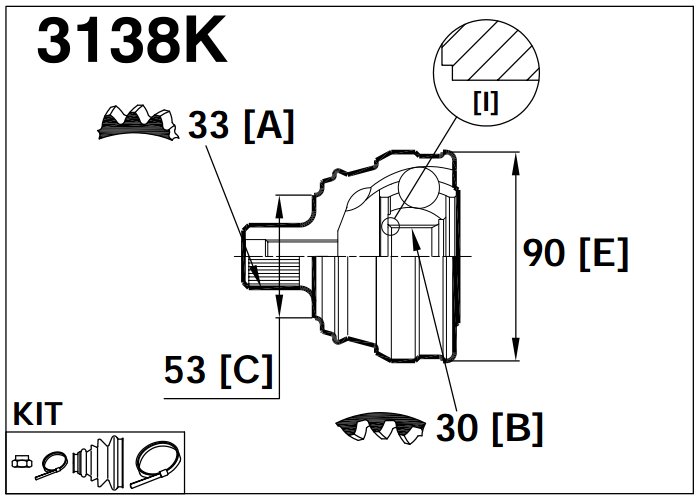 COUDE INTÉRIEUR AUDI 80 B4 1.8 1.9 TD 2.0 SANS ABS photo 2 - milautoparts-fr.ukrlive.com