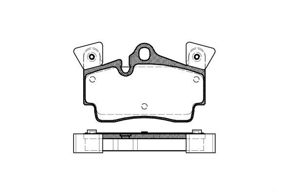 SABOTS DE FREIN RH ARRIÈRE ARRIÈRE AUDI Q7 PORSCHE CAYENNE photo 2 - milautoparts-fr.ukrlive.com