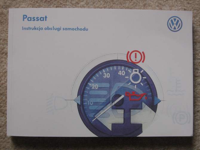 VW PASSAT B5 INSTRUCTION DE SERVICE POLSKA 1996-2000 photo 1 - milautoparts-fr.ukrlive.com