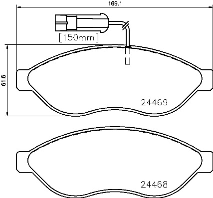 DISCS I PADS BREMBO FRONT CITROEN JUMPER III photo 3 - milautoparts-fr.ukrlive.com