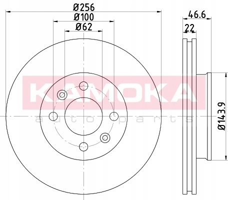 KAMOKA 1033206 DISC BRAKE photo 5 - milautoparts-fr.ukrlive.com