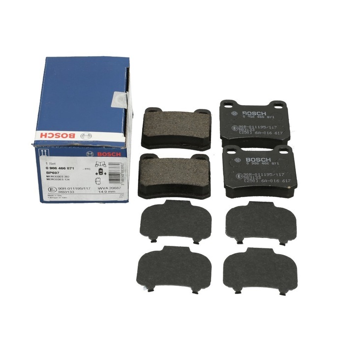 BOSCH 0 986 466 871 SET PADS HAMULCOWYCH, BRAKES TARCZOWE photo 10 - milautoparts-fr.ukrlive.com