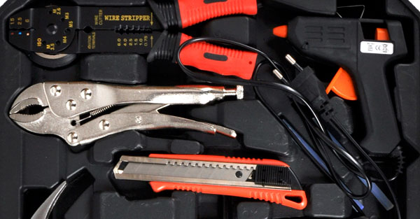 KIT CLÉS OUTILS COFFRE DE RANGEMENT 187SZT CLÉS