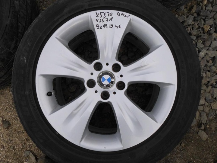 ALLOY WHEELS (TITANIUM) 19'' 9X19 IS46 BMW X5 E70 X6 E71 photo 2 - milautoparts-fr.ukrlive.com