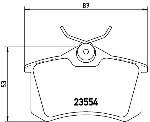 DISQUES I SABOTS DE FREIN BREMBO ARRIÈRE CITROEN C3 PICASSO photo 3 - milautoparts-fr.ukrlive.com