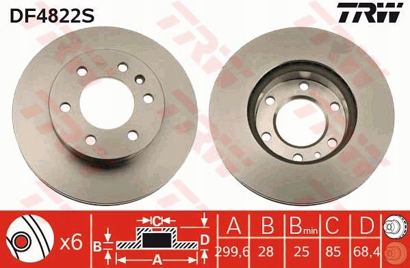 DISCS PADS TRW FRONT - VW CRAFTER photo 2 - milautoparts-fr.ukrlive.com