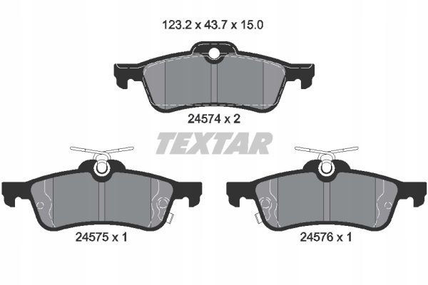 DISQUES SABOTS DE FREIN TEXTAR ARRIÈRE - TOYOTA YARIS II FRANCE photo 3 - milautoparts-fr.ukrlive.com