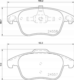 SABOTS DE FREIN DISQUES TEXTAR AVANT CITROEN DS4 DS5 photo 2 - milautoparts-fr.ukrlive.com