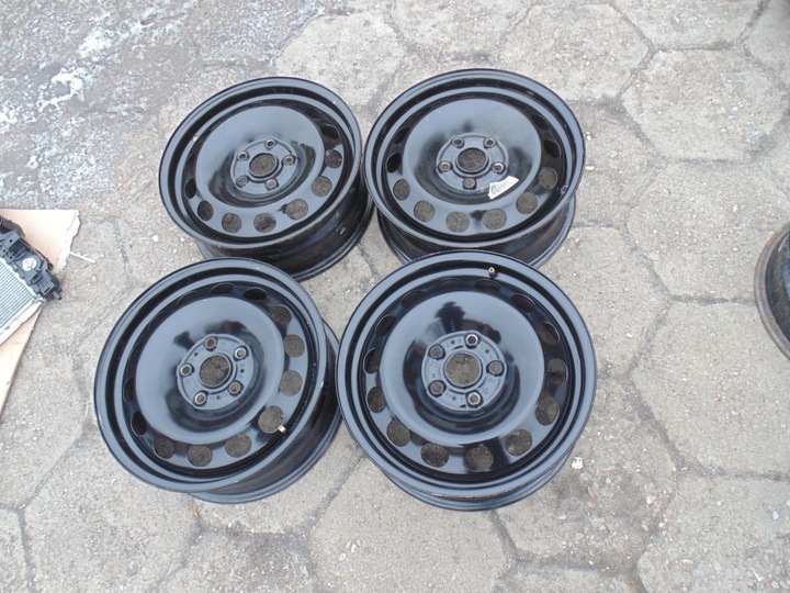 4× DISQUE D'ACIER VOLKSWAGEN AVEC 5Q0601027BG 6.0