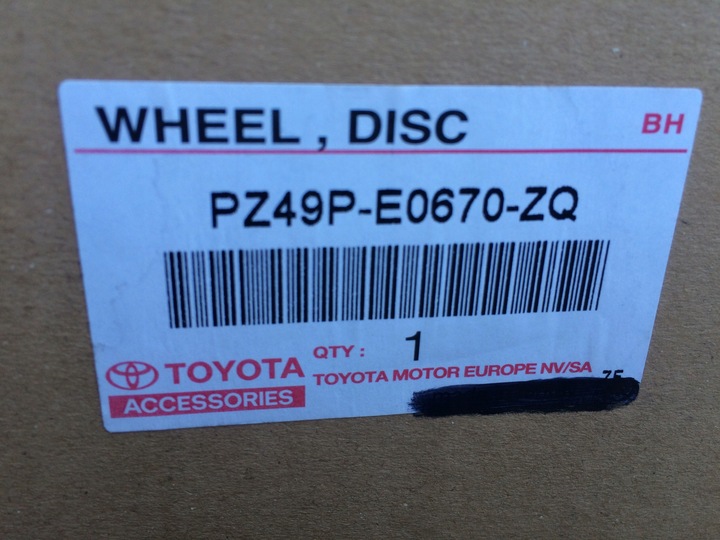 DISCS NEW 5X114,3 TOYOTA AURIS COROLLA E15 15 photo 6 - milautoparts-fr.ukrlive.com