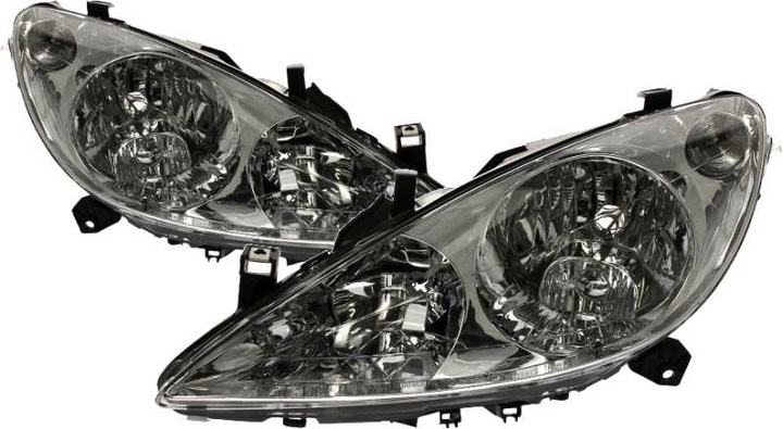 LAMP LAMP PEUGEOT 307 2001-05 H7+H1 LEFT/RIGHT photo 1 - milautoparts-fr.ukrlive.com