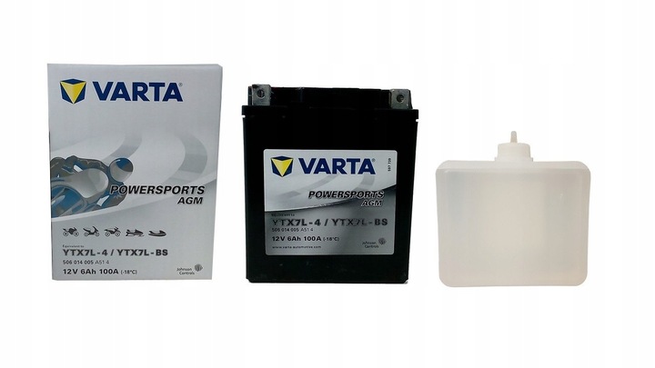 ACCUMULATEUR VARTA AGM YTX7L-BS/TX7L-BS 12V 6AH 100A photo 3 - milautoparts-fr.ukrlive.com