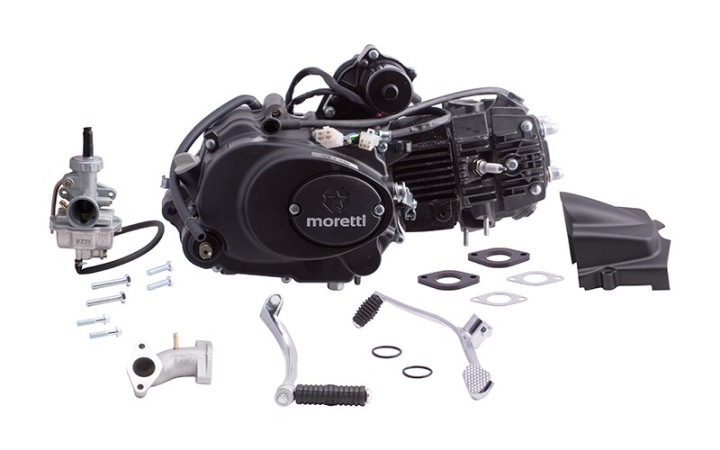 MOTEUR 125CC MORETTI 4T JUNAK ROMET BARTON ZIPP ROUTER BENZER BENYCO