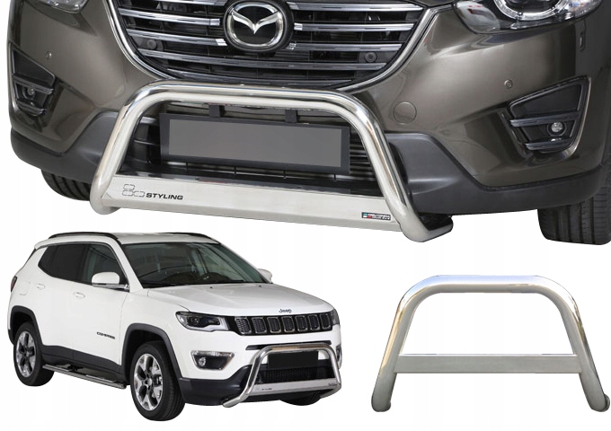 VW TIGUAN , TIGUAN SPORT BUMPER GUARD HOMOLOGATION EUROPE STEEL STAINLESS photo 2 - milautoparts-fr.ukrlive.com